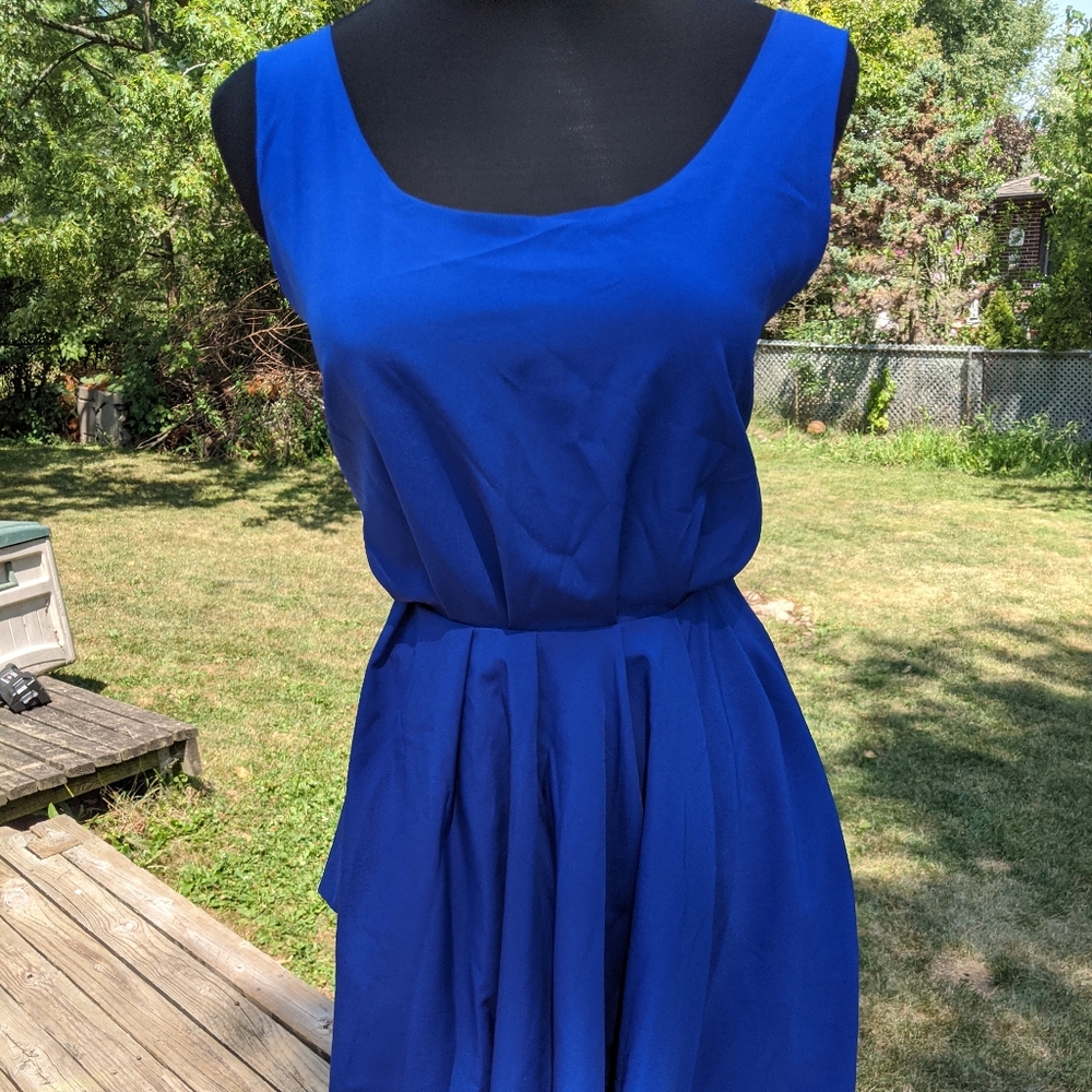 NWOT Cobalt Blue Summer Dress